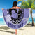 Personalized Kentucky Horse Racing Beach Blanket Beauty and The Horse Purple Version LT01