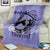 Personalized Kentucky Horse Racing Blanket Beauty and The Horse Purple Version LT01