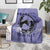 Personalized Kentucky Horse Racing Blanket Beauty and The Horse Purple Version LT01