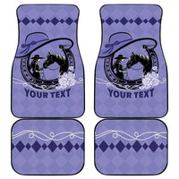 Personalized Kentucky Horse Racing Car Mats Beauty and The Horse Purple Version LT01