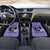Personalized Kentucky Horse Racing Car Mats Beauty and The Horse Purple Version LT01