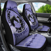Personalized Kentucky Horse Racing Car Seat Cover Beauty and The Horse Purple Version LT01