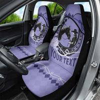 Personalized Kentucky Horse Racing Car Seat Cover Beauty and The Horse Purple Version LT01