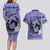 Personalized Kentucky Horse Racing Couples Matching Long Sleeve Bodycon Dress and Hawaiian Shirt Beauty and The Horse Purple Version LT01