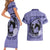 Personalized Kentucky Horse Racing Couples Matching Short Sleeve Bodycon Dress and Hawaiian Shirt Beauty and The Horse Purple Version LT01