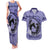 Personalized Kentucky Horse Racing Couples Matching Tank Maxi Dress and Hawaiian Shirt Beauty and The Horse Purple Version LT01