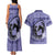 Personalized Kentucky Horse Racing Couples Matching Tank Maxi Dress and Hawaiian Shirt Beauty and The Horse Purple Version LT01