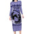 Personalized Kentucky Horse Racing Family Matching Long Sleeve Bodycon Dress and Hawaiian Shirt Beauty and The Horse Purple Version LT01