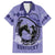 Personalized Kentucky Horse Racing Family Matching Off Shoulder Maxi Dress and Hawaiian Shirt Beauty and The Horse Purple Version LT01
