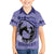 Personalized Kentucky Horse Racing Family Matching Off Shoulder Short Dress and Hawaiian Shirt Beauty and The Horse Purple Version LT01