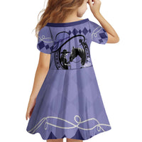 Personalized Kentucky Horse Racing Family Matching Puletasi and Hawaiian Shirt Beauty and The Horse Purple Version LT01