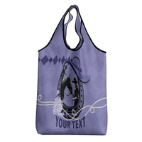 Kentucky Horse Racing Grocery Bag Beauty and The Horse Purple Version LT01