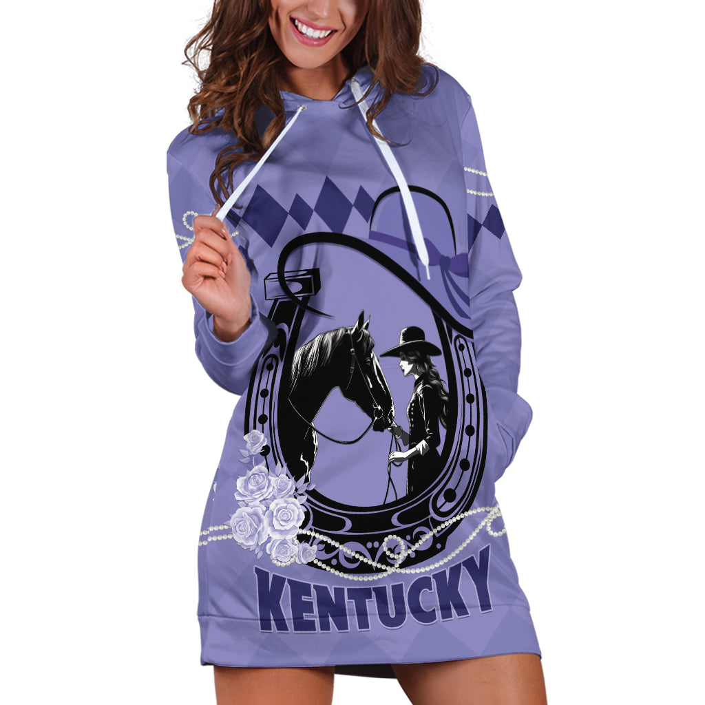 Personalized Kentucky Horse Racing 2024 Hoodie Dress Beauty and The Horse Purple Version
