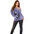Personalized Kentucky Horse Racing Off Shoulder Sweater Beauty and The Horse Purple Version LT01