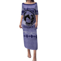 Personalized Kentucky Horse Racing Puletasi Beauty and The Horse Purple Version LT01