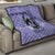 Personalized Kentucky Horse Racing Quilt Beauty and The Horse Purple Version LT01