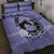 Personalized Kentucky Horse Racing 2024 Quilt Bed Set Beauty and The Horse Purple Version