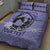 Personalized Kentucky Horse Racing Quilt Bed Set Beauty and The Horse Purple Version LT01