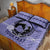 Personalized Kentucky Horse Racing Quilt Bed Set Beauty and The Horse Purple Version LT01