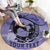 Personalized Kentucky Horse Racing Round Carpet Beauty and The Horse Purple Version LT01