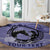 Personalized Kentucky Horse Racing Round Carpet Beauty and The Horse Purple Version LT01