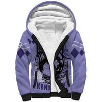 Personalized Kentucky Horse Racing Sherpa Hoodie Beauty and The Horse Purple Version LT01