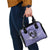 Personalized Kentucky Horse Racing Shoulder Handbag Beauty and The Horse Purple Version LT01