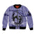 Personalized Kentucky Horse Racing Sleeve Zip Bomber Jacket Beauty and The Horse Purple Version LT01