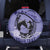 Personalized Kentucky Horse Racing Spare Tire Cover Beauty and The Horse Purple Version LT01