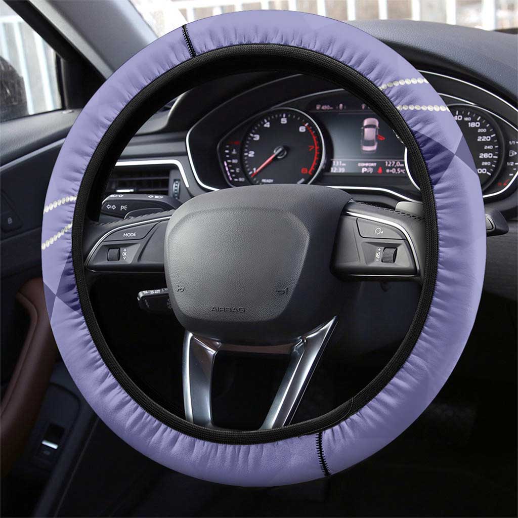 Kentucky Horse Racing Steering Wheel Cover Beauty and The Horse Purple Version LT01
