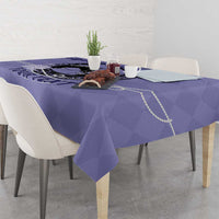Personalized Kentucky Horse Racing Tablecloth Beauty and The Horse Purple Version LT01
