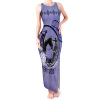 Personalized Kentucky Horse Racing Tank Maxi Dress Beauty and The Horse Purple Version LT01