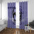 Personalized Kentucky Horse Racing Window Curtain Beauty and The Horse Purple Version LT01