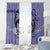 Personalized Kentucky Horse Racing Window Curtain Beauty and The Horse Purple Version LT01