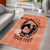 Personalized Kentucky Horse Racing Area Rug Beauty and The Horse Orange Version LT01