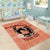 Personalized Kentucky Horse Racing Area Rug Beauty and The Horse Orange Version LT01