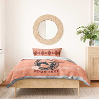 Personalized Kentucky Horse Racing Bedding Set Beauty and The Horse Orange Version LT01