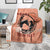 Personalized Kentucky Horse Racing Blanket Beauty and The Horse Orange Version LT01
