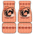 Personalized Kentucky Horse Racing Car Mats Beauty and The Horse Orange Version LT01