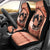 Personalized Kentucky Horse Racing Car Seat Cover Beauty and The Horse Orange Version LT01