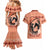 Personalized Kentucky Horse Racing Couples Matching Mermaid Dress and Hawaiian Shirt Beauty and The Horse Orange Version LT01