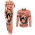 Personalized Kentucky Horse Racing Couples Matching Tank Maxi Dress and Long Sleeve Button Shirt Beauty and The Horse Orange Version LT01