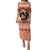 Personalized Kentucky Horse Racing Family Matching Puletasi and Hawaiian Shirt Beauty and The Horse Orange Version LT01