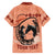Personalized Kentucky Horse Racing Family Matching Short Sleeve Bodycon Dress and Hawaiian Shirt Beauty and The Horse Orange Version LT01