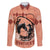 Personalized Kentucky Horse Racing Family Matching Short Sleeve Bodycon Dress and Hawaiian Shirt Beauty and The Horse Orange Version LT01