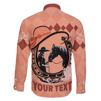 Personalized Kentucky Horse Racing Family Matching Short Sleeve Bodycon Dress and Hawaiian Shirt Beauty and The Horse Orange Version LT01