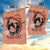 Personalized Kentucky Horse Racing Garden Flag Beauty and The Horse Orange Version LT01