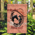 Personalized Kentucky Horse Racing Garden Flag Beauty and The Horse Orange Version LT01