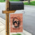 Personalized Kentucky Horse Racing Garden Flag Beauty and The Horse Orange Version LT01