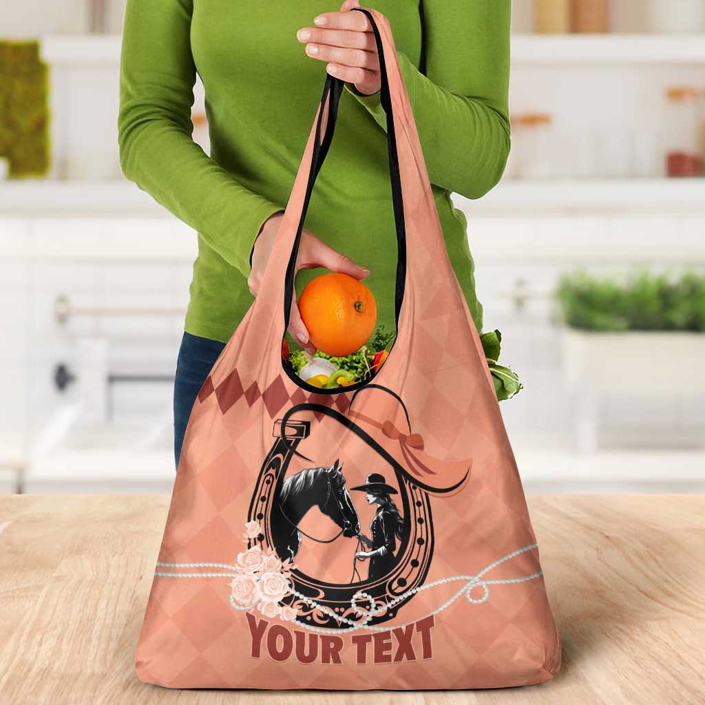 Kentucky Horse Racing Grocery Bag Beauty and The Horse Orange Version LT01